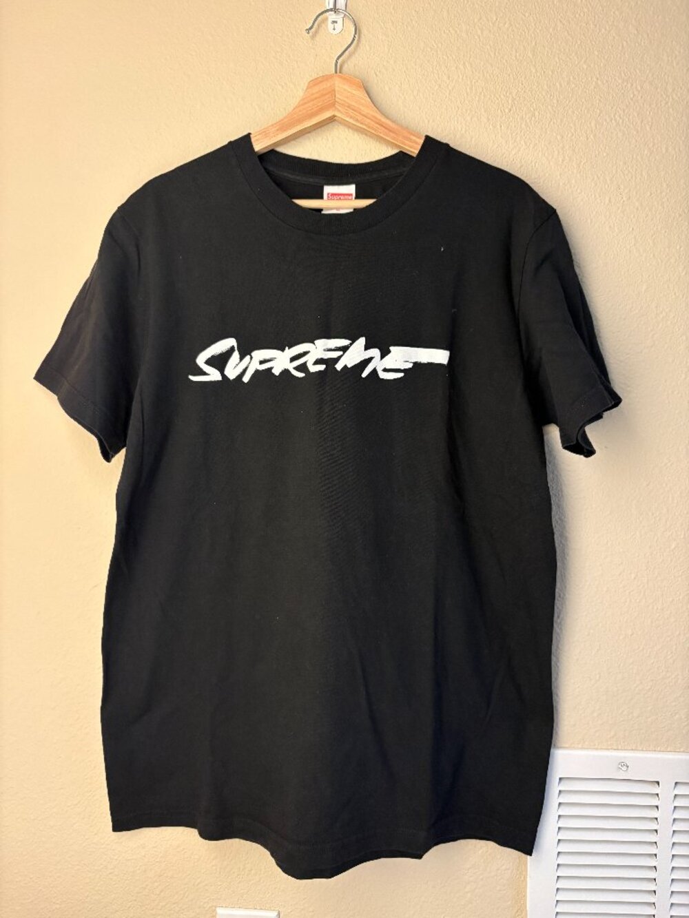 Supreme Futura Black Logo T-Shirt